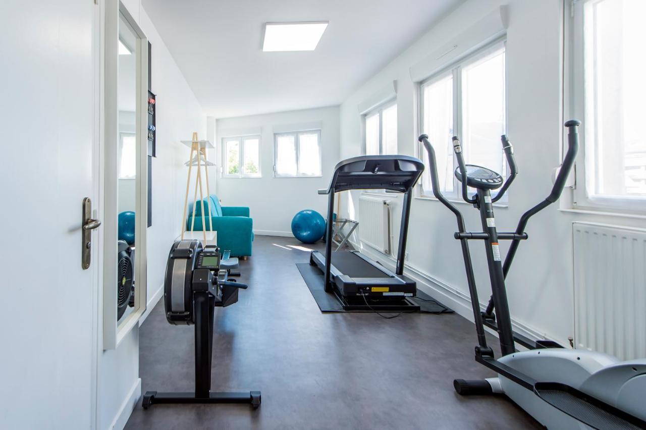 Suites Mana - Le Manaloft, Chic Et Moderne Avec Salle Privee De Fitness En Plein Centre-Ville De Rethel Exterior foto